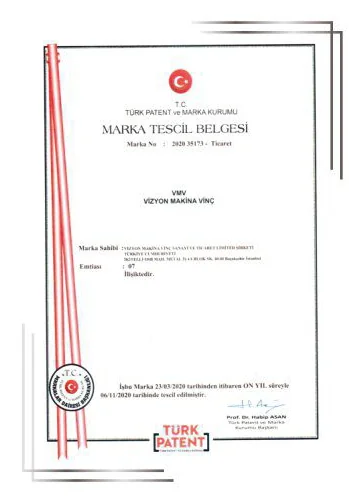 Marka Tescil Belgesi