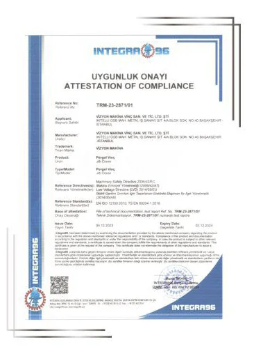 Uygunluk Onay Belgesi